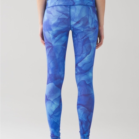 - Lululemon Women's Wunder Under Pant III Midnight Tulle Multi High Rise… - Picture 6 of 8